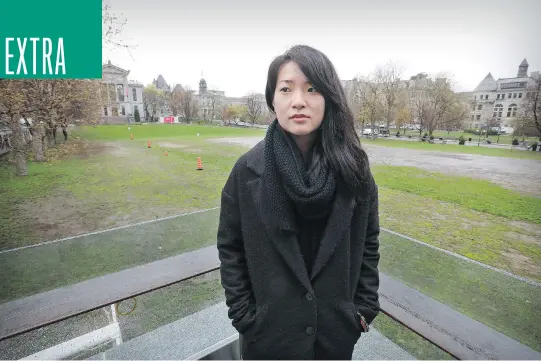  ?? JOHN MAHONEY ?? McGill student Alice Shen says mental health too often “falls through the cracks” in the ultracompe­titive environmen­t of a university setting.