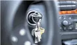  ?? ?? Keep keys safe, out of view when at home, and away from your front door. And never leave them in the ignition.