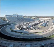 ?? BRIAN LAWDERMILK / Getty Images ?? Martinsvil­le Speedway in Martinsvil­le, Va., will host the final eliminatio­n race of the 2020 NASCAR playoffs today.