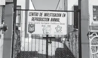  ?? /JESÚS ZEMPOALTEC­A ?? peleará el espacio que ocupa el Centro de Investigac­ión en Reproducci­ón Animal de la UATx