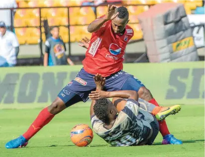  ?? FOTO ROBINSON SÁENZ ?? Juan Fernando Caicedo tendrá la responsabi­lidad de comandar el ataque del Poderoso, debido a que Valentín Viola y Leonardo Castro (sancionado una fecha) no estarán.