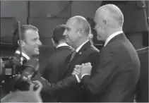  ??  ?? Rama e Macron në Samitin e NATO- s