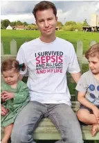  ??  ?? Well again: Matt Cooper with children Benjamin and Olivia