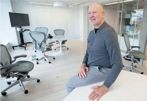  ?? JASON PAYNE / POSTMEDIA NEWS ?? Lululemon founder Chip Wilson has written an unauthoriz­ed history of Lululemon called Black Stretchy Pants.