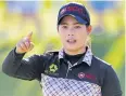  ?? AFP ?? Moriya Jutanugarn at the 17th hole.