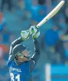  ?? Picture / Photosport ?? Martin Guptill’s double ton earns extra points.