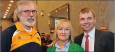  ??  ?? Gerry Adams with Imelda Munster and Ruairi O Murchu.