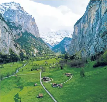  ??  ?? ▼
The Lauterbrun­nen Valley is perfectly unspoilt – but how long will it stay that way?