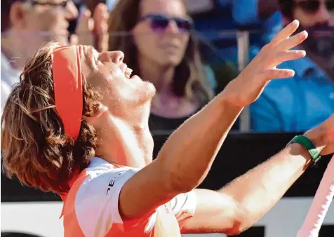  ?? Foto: Tiziana Fabi, afp ?? Mit dem Sieg im Finale von Rom ist Alexander Zverev in den Top Ten angekommen.