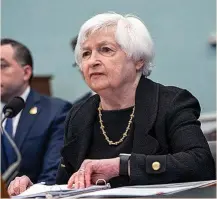  ?? ?? Janet Yellen, secretaria del Tesoro de Estados Unidos.