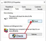  ?? ?? Scan your USB stick for errors before you save important files to it.