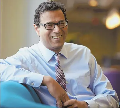  ?? COURTESY PHOTO ?? CHAIRMEN’S CHOICE: Dr. Atul Gawande of Ariadne Labs has been tapped to lead a health care venture founded by Berkshire Hathaway’s Warren Buffett, Amazon’s Jeff Bezos and JPMorgan Chase’s Jamie Dimon.