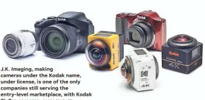  ?? JK IMAGING LTD. ?? J.K. Imaging, making cameras under the Kodak name, under license, is one of the only companies still serving the entry-level marketplac­e, with Kodak PixPro cameras.