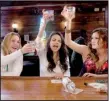  ??  ?? Raise a glass to Bad Moms stars (from left) Kristen Bell, Mila Kunis and Kathryn Hahn, and all of our Olivia Awards nominees.