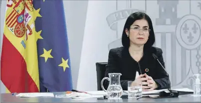  ?? EFE ?? Carolina Darias, ministra de Sanidad.