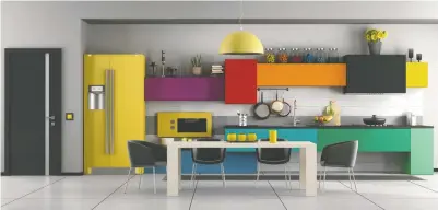  ?? GETTY IMAGES ?? Appliances are now being offered in different colours along with hardware and bespoke options that allow consumers to express their creativity.