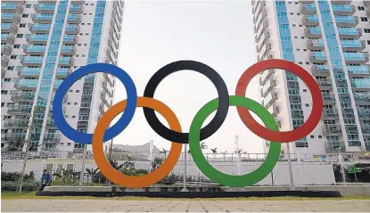  ?? LEO CORREA/ASSOCIATED PRESS ?? The new residentia­l towers are where nearly 11,000 athletes and 6,000 coaches will stay during the upcoming Rio Olympics.