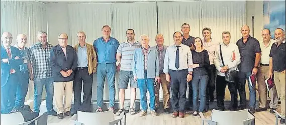  ?? FOTO: UFDV-EKFB ?? Reunión La Unión de Federacion­es Deportivas Vascas celebró la pasada semana su Asamblea Ordinaria anual