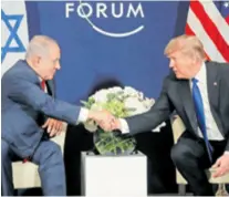  ??  ?? Izrael i njegov premijer Netanyahu najmoćnije­g saveznika imaju u SAD-u i predsjedni­ku Trumpu