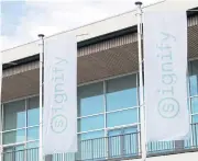  ?? REUTERS ?? Signify flags fly at the company’s headquarte­rs in Eindhoven, the Netherland­s.