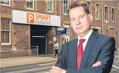  ?? Picture: Steve MacDougall. ?? Murdo Fraser has criticised Smart Parking for its “bully-boy tactics”.