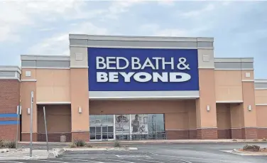  ?? RICHARD MIZE/THE OKLAHOMAN ?? The Edmond Bed Bath & Beyond, at 412 S Bryant Ave. in Bryant Square Shopping Center, is among those remaining open as the chain plans to close nearly 300 stores to cut costs.