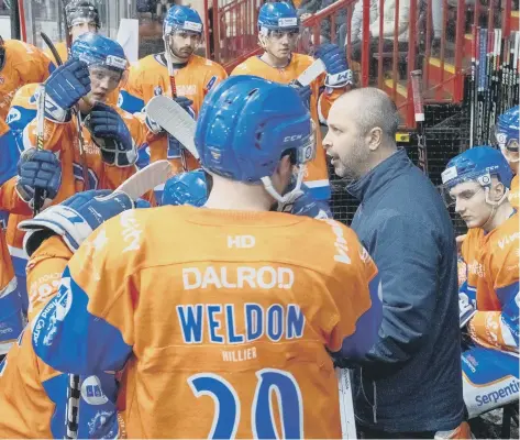  ??  ?? Slave Koulikov (right) is trying not to put too much emphasis on Saturday’s clash with leaders Telford