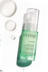  ??  ?? STEP 2 Caudalie Vinopure Blemish Control Infusion Serum, £29 Boasting Caudalie’s natural salicylic acid and patented anti-bacterial complex, consider this hydrating, lightweigh­t gel the gold-standard for blemish busting.