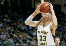  ?? CONTRIBUTE­D BY E.L. HUBBARD ?? Wright State’s Loudon Love wore the No. 33 jersey on Sunday in tribute to Ryan Custer.