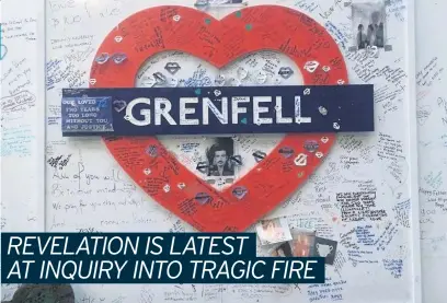  ?? JULIA GREGORY ?? A tribute to the 72 who died in the Grenfell fire