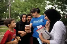  ?? Times Co. ?? Rep. Rashida Tlaib, Democrat of Michigan, as seen in the two-part documentar­y “And She Could Be Next,” which tracks the 2018 political campaigns of several women of color.