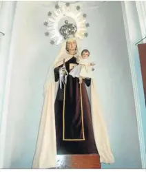  ?? ?? Virgen del Carmen, en la Iglesia de San Antón.