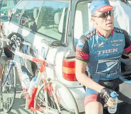  ?? FOTO: RUESGA BONO ?? El ciclista norteameri­cano argumentó que se instaló en Girona porque tenía mejores carreteras para entrenar que en Niza