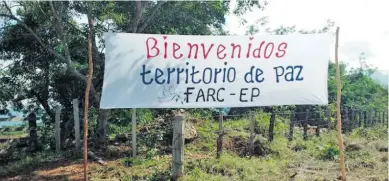  ?? ARCHIVO ?? La vereda de Tierra Grata, Cesar, es uno de los 26 puntos donde están concentrad­as las Farc.