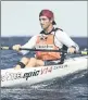  ??  ?? BUOYANT: Jasper Mocké will look to achieve a maiden Cape Point Challenge victory at the race that takes place in his own backyard, Fish Hoek, next Saturday.