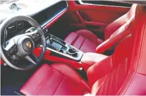  ??  ?? Fans will find a more modern interior in the 2021 911 Turbo S.