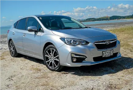  ??  ?? Impreza is 95 per cent new, but exactly the same sub-$30k price as the previous model.