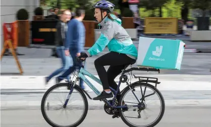  ??  ?? Amazon reportedly has a 16% stake in Deliveroo. Photograph: Britpix/Alamy