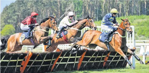  ??  ?? Offer The chief executive of Perth Racecourse has confirmed the use of the facility to help with the vaccinatio­n programme is on the table