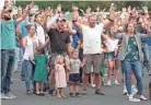  ?? GEOFF CRIMMINS/THE MOSCOW-PULLMAN DAILY NEWS VIA AP, FILE ?? People protest a health order by not wearing masks in Moscow, Idaho, in September.