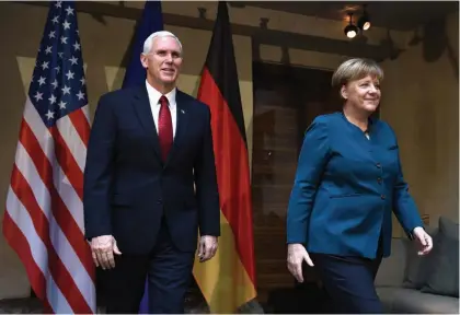  ?? CHRISTOF STACHE | AFP ?? Chanceler alemã Angela Merkel altera retórica e anuncia procedimen­tos políticos para restabelec­er a cooperação diplomátic­a com Moscovo