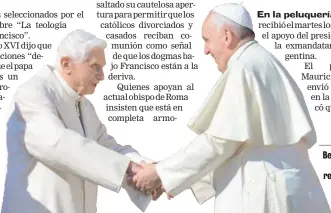  ??  ?? Benedicto XVI anunció su renuncia el 11 de febrero de 2013.