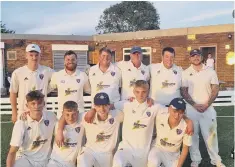  ?? ?? Cayton A won the AndyHire Scarboroug­h Evening League Division C title