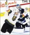  ?? AFP ?? Tomas Nosek of the Vegas Golden Knights celebrates a goal against the Winnipeg Jets on Sunday.