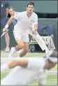  ?? BEN CURTIS — ASSOCIATED PRESS ?? Novak Djokovic, top, reached his fifth Wimbledon final by outlasting Rafael Nadal.