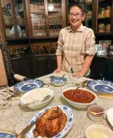  ?? —PHOTO BY MARGAUXSAL­CEDO ?? Chef Giney Villar brings heritage recipes to life in her private dining space in Quezon City