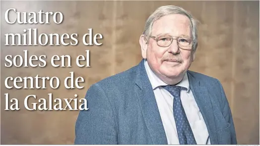  ?? DIARIO DE ALMERÍA ?? El físico alemán, Reinhard Genzel, actualment­e es director del Instituto Max Plasnck de Física Extraterre­stre y profesor de la Universida­d de California.