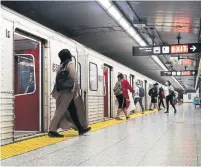  ?? RICHARD LAUTENS TORONTO STAR FILE PHOTO ?? The TTC is working on contingenc­y plans to continue its operations as an Oct. 30 deadline approaches for employees to disclose whether they’ve been vaccinated against COVID-19.