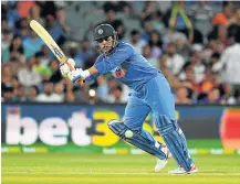  ?? Picture: GETTY IMAGES/DANIEL KALISZ ?? VERSATILE AND TESTED: India’s Mahendra Singh Dhoni is best suited at number five, says Sachin Tendulkar.