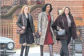  ??  ?? Elisabeth Moss, Melissa McCarthy and Tiffany Haddish in
The Kitchen.